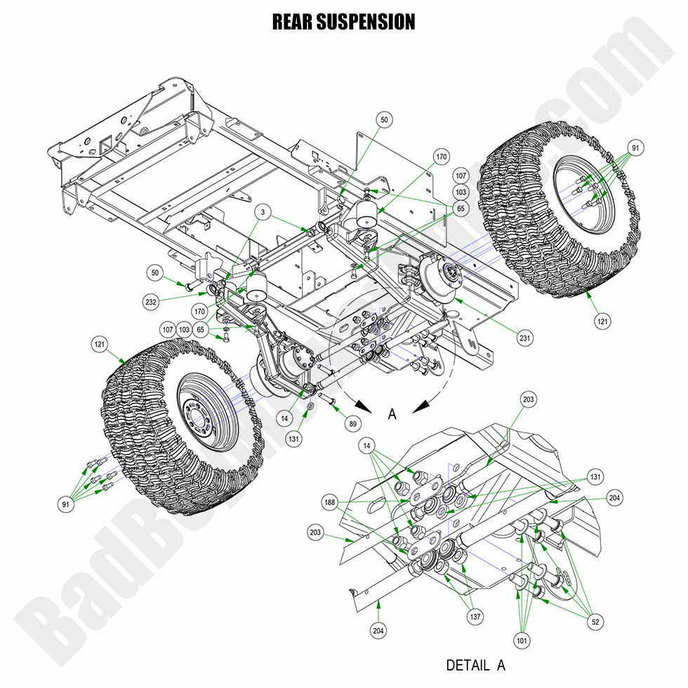 2022 Renegade - Diesel - Rear Suspension